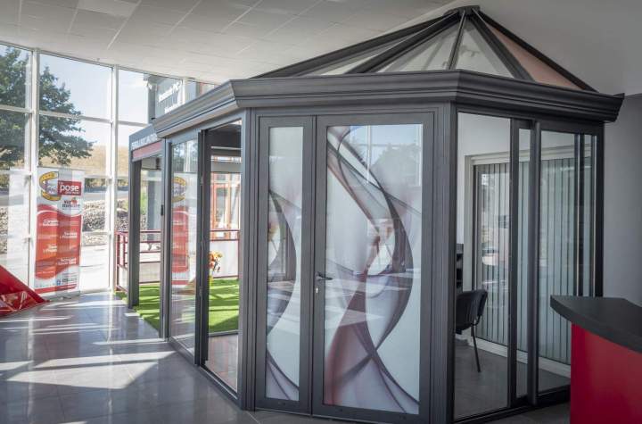 Porte en alu sur mesure Creusot